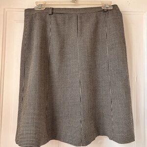 Vintage Cento X Cento Houndstooth Skirt - Made in Italy